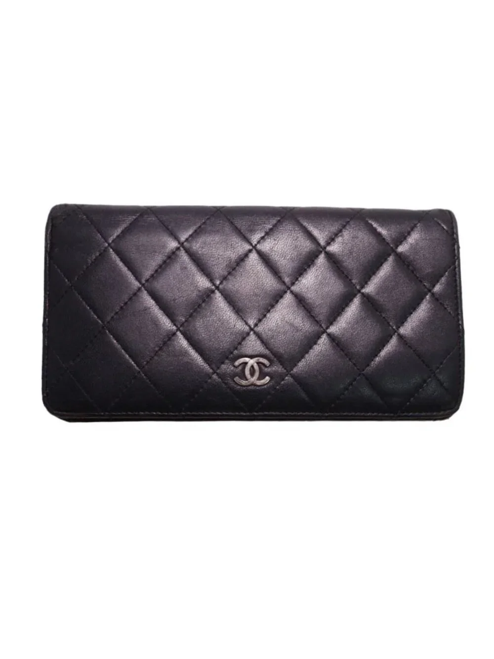 Chanel Quilted Lambskin Bifold Wallet
